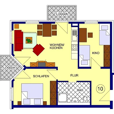 Appartementhaus Linquenda 10 Apartamento Heringsdorf (Usedom)