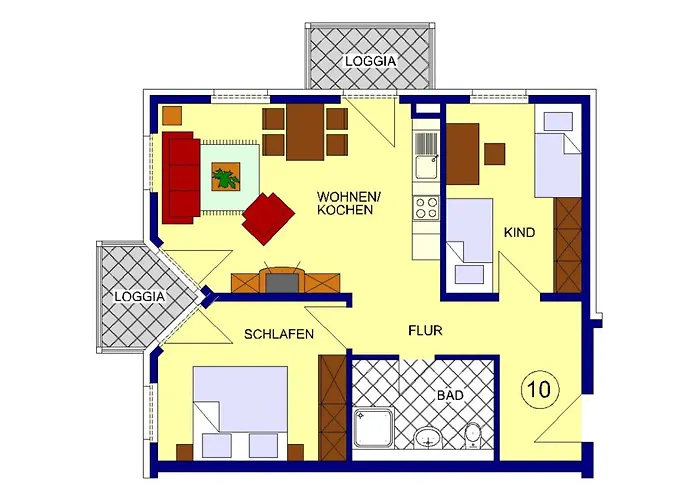 Appartementhaus Linquenda 10 דירה הרינגסדורף